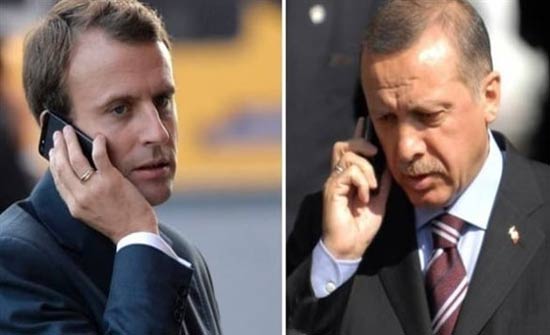 ماكرون يطالب أردوغان بإفساح المجال كاملاً لإدخال المساعدات إلى عفرين ماكرون يطالب أردوغان بإفساح المجال كاملاً لإدخال المساعدات إلى عفرين