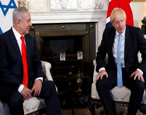 جونسون يؤكد لنتنياهو رفض لندن لأي ضم أحادي للأراضي