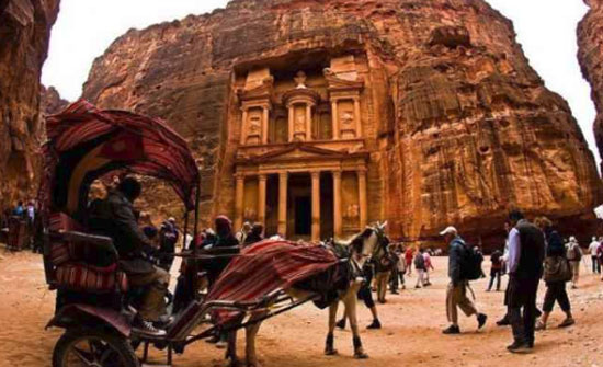 ارتفاع زوار البترا الأجانب بنسبة 42 %