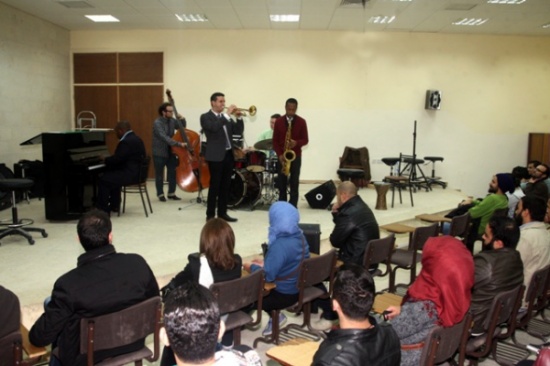 ورشة عمل موسيقية حول فن الجاز في" الأردنية"