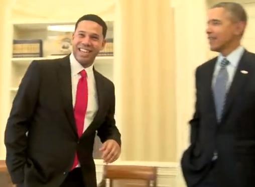 أول لقاء بين "أوباما" ومقلده في البيت الأبيض