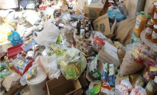 الطفيلة: اتلاف نحو 500 كغم من المواد الغذائية