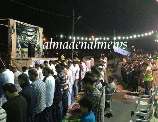 الإسلاميون يحيون ليلة القدر أمام سفارة الأسد في عمان