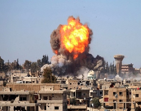 قوات النظام السوري تقصف مناطق الجنوب بالبراميل المتفجرة