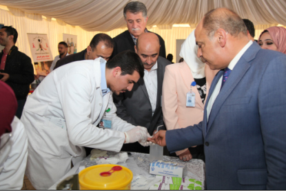 الأمانة تقيم يوم طبي مجاني في ساحة النخيل