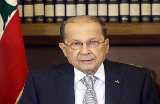 عون يجدد دعم لبنان للشعب الفلسطيني