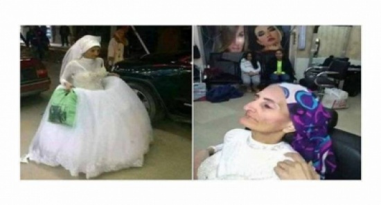 بالصور.."عروس بلا عريس" في الإسكندرية.. والشرطة تلقي القبض عليها