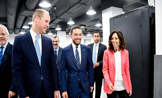 الأميران حسين وويليام يشاهدان مباراة في كأس العالم الأميران حسين وويليام يشاهدان مباراة في كأس العالم