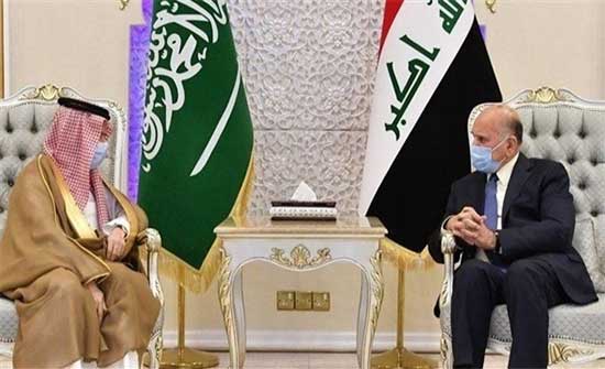 وزير خارجية العراق يبحث مع نظيره السعودي القضايا المتعلقة بأمن المنطقة وزير خارجية العراق يبحث مع نظيره السعودي القضايا المتعلقة بأمن المنطقة