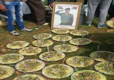 فلسطيني يقيم وليمة سنوية عن روح صدام حسين فلسطيني يقيم وليمة سنوية عن روح صدام حسين
