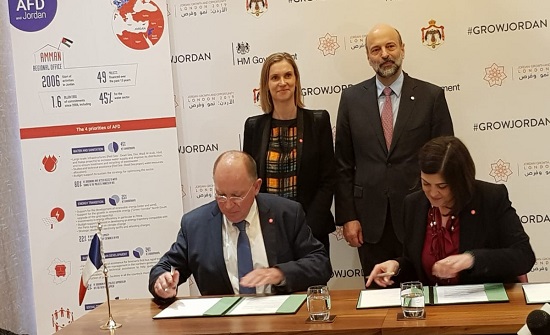 مذكرتا تفاهم بين الأردن وبريطانيا وفرنسا لتمويل مشروعات تنموية مذكرتا تفاهم بين الأردن وبريطانيا وفرنسا لتمويل مشروعات تنموية