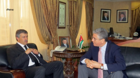 القطامين يلتقي سفيري اسبانيا وتونس