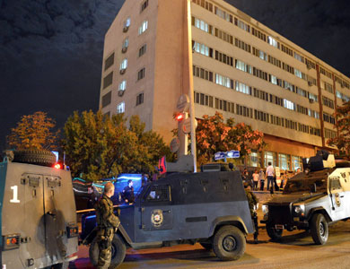 هجوم صاروخي على مبنيين للشرطة في انقرة ولا ضحايا