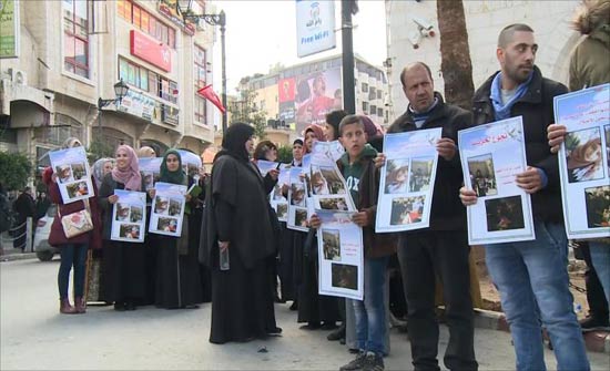 تضامن فلسطيني مع أسيرة مضربة عن الطعام