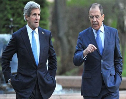 لافروف وكيري يبحثان تطبيق اتفاقات فيينا بشأن الأزمة السورية ومكافحة الإرهاب