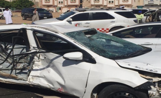 إصابة (8) أشخاص اثر حادث تصادم ثلاثي في عجلون إصابة (8) أشخاص اثر حادث تصادم ثلاثي في عجلون