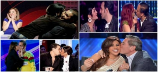 فيديو| 8 قبلات لفنانين على الهواء فتحت عليهم النار! فيديو| 8 قبلات لفنانين على الهواء فتحت عليهم النار!