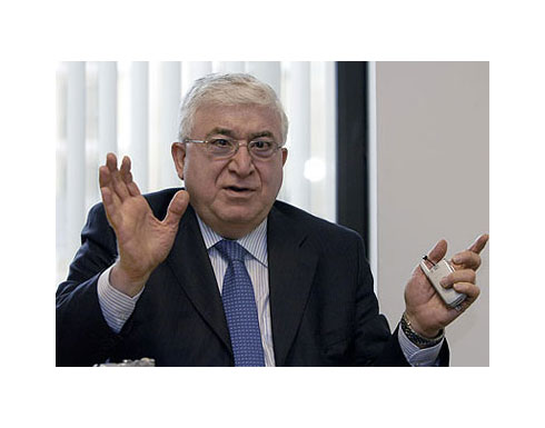 الرئيس العراقي يستقبل السفير الاردني بمناسبة انتهاء عمله