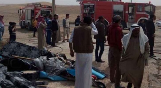 بالصور .. حريق منزل في معان بتماس كهربائي