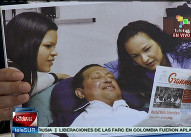 تشافيز يعود الى فنزويلا بعد غياب لاكثر من شهرين