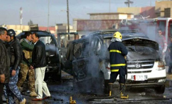 مقتل 4 عراقيين وإصابة 19 في تفجير انتحاري وسط طوز خرماتو مقتل 4 عراقيين وإصابة 19 في تفجير انتحاري وسط طوز خرماتو