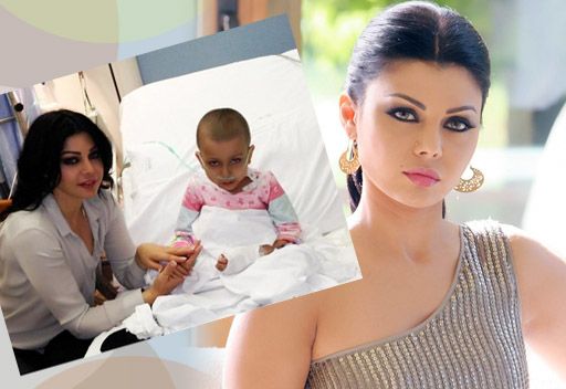 هيفاء وهبي تحقق أمنية طفلة مصابة بالسرطان هيفاء وهبي تحقق أمنية طفلة مصابة بالسرطان