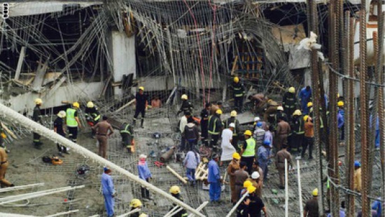 انهيار مبنى بجامعة القصيم السعودية يثير ضجة على ''تويتر''