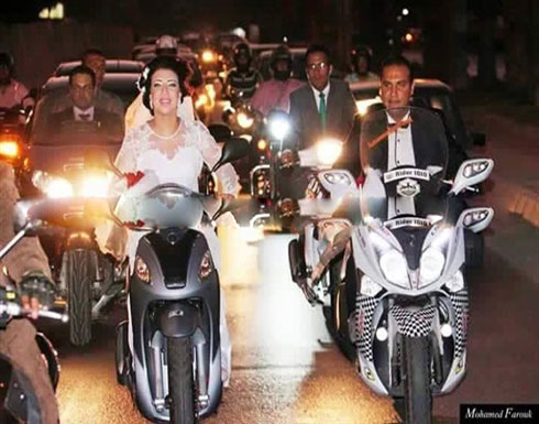 بالصورة.. حفل زفاف إسكندراني على الدراجات البخارية يشعل مواقع التواصل بالصورة.. حفل زفاف إسكندراني على الدراجات البخارية يشعل مواقع التواصل