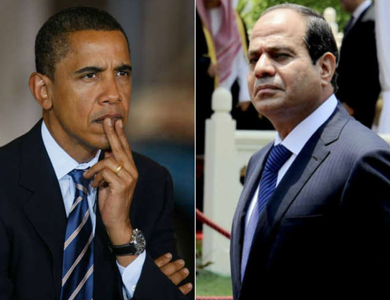 أوباما يتصل بالسيسي ويبحث معه الحاجة إلى “حقوق عالمية” في مصر أوباما يتصل بالسيسي ويبحث معه الحاجة إلى “حقوق عالمية” في مصر