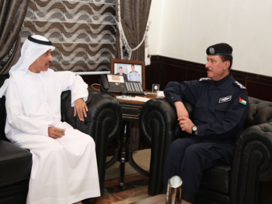 الطوالبة يستقبل نائب القائد العام لشرطة عجمان