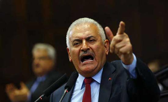 يلدريم: تركيا لن ترحب أبداً بأي كيان جديد على حدودها الجنوبية