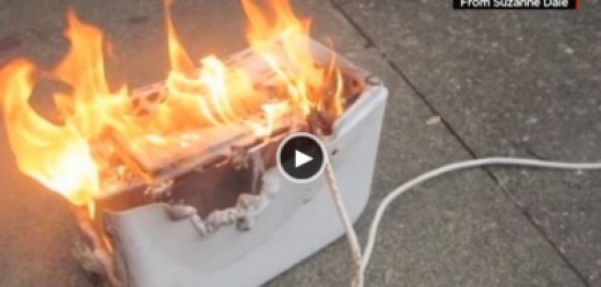 أرادت شوي الجبن بحيلة ذكية .. فتحول الأمر الى كابوس.!!!