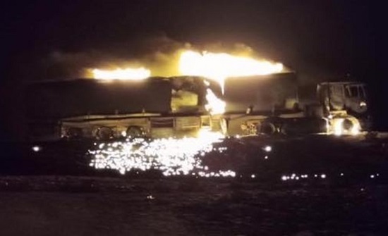 بالفيديو : "الوفاق" تقصف تعزيزات متجهة إلى قوات حفتر بترهونة