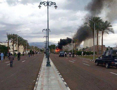 مصدر مصري :  انتحاري ييلغ 25 عاما هو من نفذ تفجير طابا