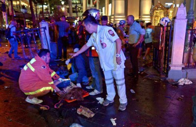 مقتل عشرة أشخاص بانفجار في وسط بانكوك مقتل عشرة أشخاص بانفجار في وسط بانكوك