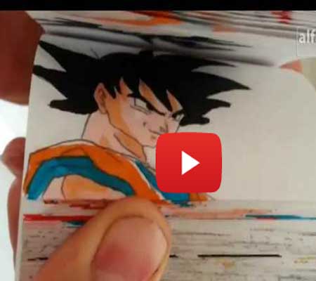 مشهد قتال أنيميشن بين الأوراق