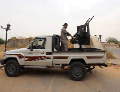 قصف صاروخي لمعسكر القوات الخاصة ببنغازي شرق ليبيا