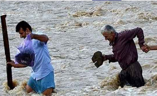 فيضانات في ايران تسفر عن ١١ قتيلا