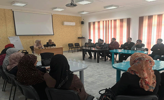 جلسة حواري في هيئة شباب كلنا الأردن في جرش عن وسطية الإسلام