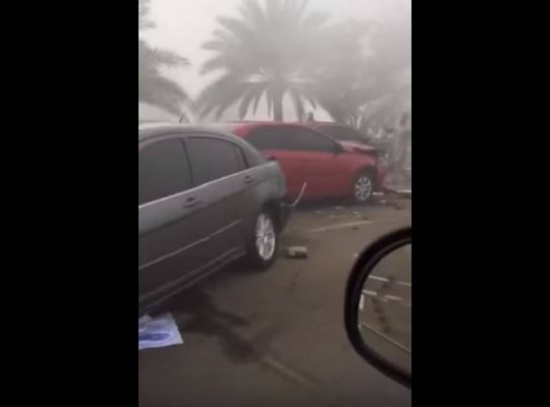 فيديو| حادث تصادم مروع بين 69 سيارة بأبو ظبي