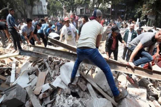 بالفيديو: زلزال المكسيك.. دمار وحرائق جراء تسريب غاز فى مدينة بأكملها