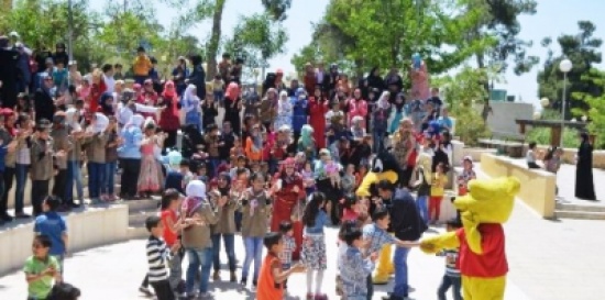 يوم مفتوح للاطفال السوريين في عجلون يوم مفتوح للاطفال السوريين في عجلون