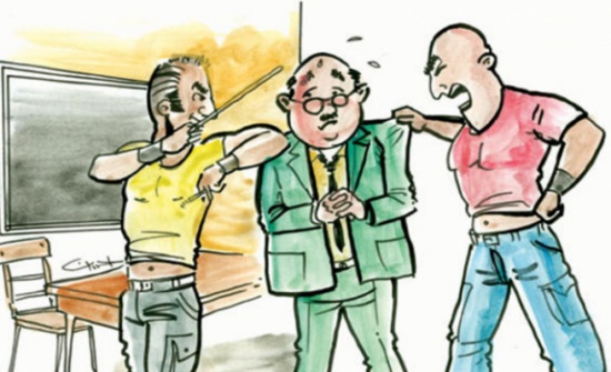 مشة: 100 اعتداء على المعلمين عام 2015 مشة: 100 اعتداء على المعلمين عام 2015