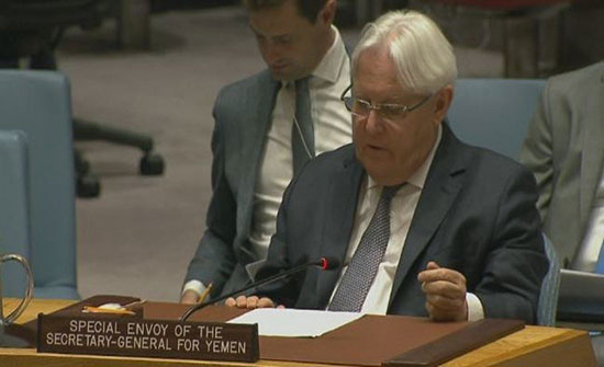 فيديو ..غريفيث: جولة مفاوضات يمنية في جنيف 6 سبتمبر