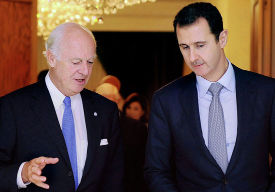 دي ميستورا: انتخابات رئاسية بسوريا في غضون 18 شهرا دي ميستورا: انتخابات رئاسية بسوريا في غضون 18 شهرا