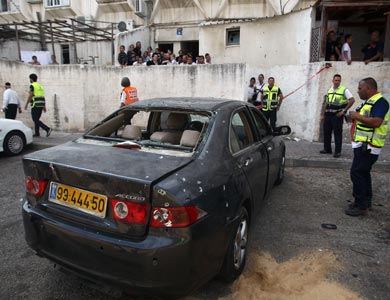 إصابة خمسة إسرائيليين أحدهم في حالة خطيرة جراء قذيفة من غزة