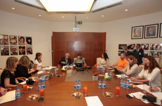 بلتاجي يلتقي وفد صحفي امريكي يزور الأردن