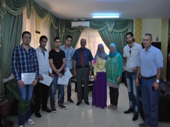 اختتام فعاليات دورات مركز الاستشارات في " جرش "