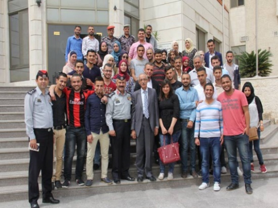وفد من جامعة اليرموك يزور المديرية العامة للدفاع المدني