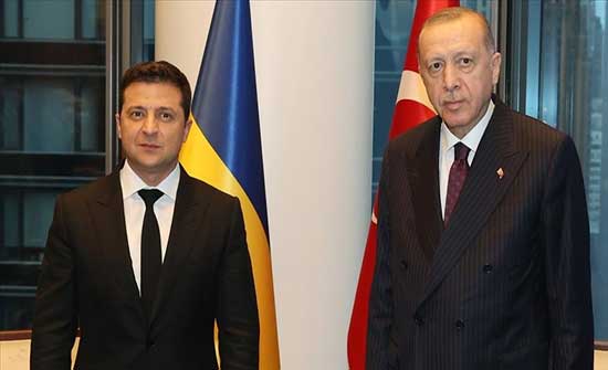 أردوغان وزيلينسكي يبحثان تطورات الحرب الروسية ـ الأوكرانية أردوغان وزيلينسكي يبحثان تطورات الحرب الروسية ـ الأوكرانية